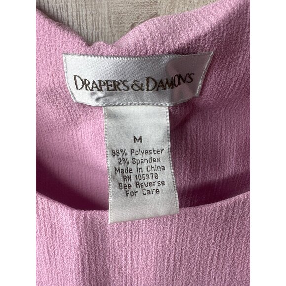 Drapers & Damons Womens Pink Sleeveless Dress & Lined Jacket Set Size M - Picture 5 of 8